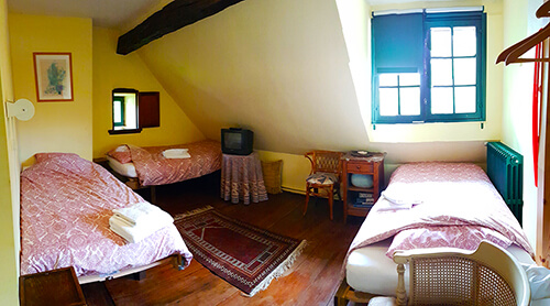 Notre chambre triple, lits simples. (Ch3) 