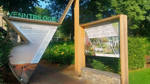 endpunkt der venntrilogie in bütgenbach. endpunkt der venntrilogie in bütgenbach.